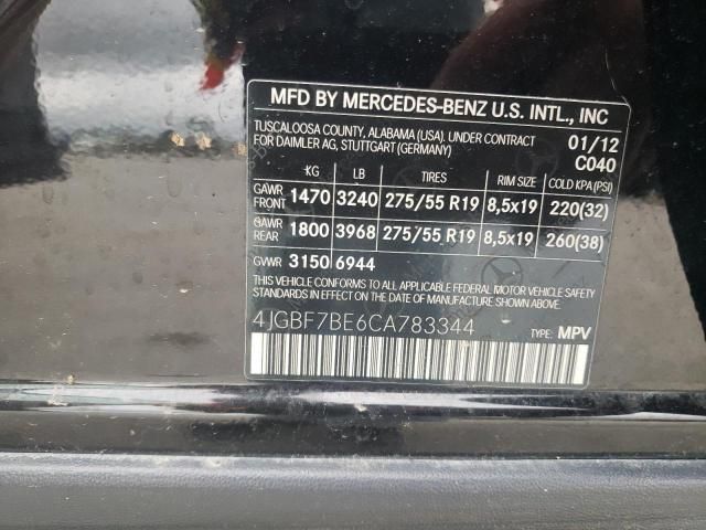 2012 Mercedes-Benz GL 450 4matic