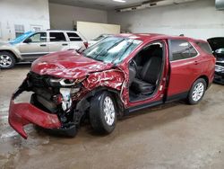 Salvage cars for sale at Davison, MI auction: 2021 Chevrolet Equinox LT