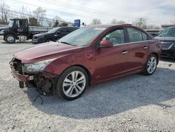 Chevrolet salvage cars for sale: 2015 Chevrolet Cruze LTZ