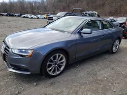 Salvage cars for sale at Marlboro, NY auction: 2013 Audi A5 Premium