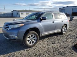 Salvage cars for sale from Copart Airway Heights, WA: 2013 Toyota Highlander Base