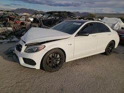 Salvage cars for sale from Copart Las Vegas, NV: 2018 Mercedes-Benz C 43 4matic AMG