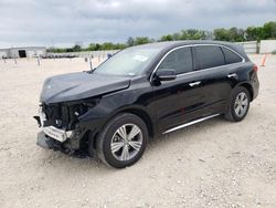 Salvage cars for sale at New Braunfels, TX auction: 2020 Acura MDX