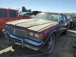 Salvage cars for sale at Martinez, CA auction: 1977 Pontiac Bonneville