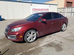 Salvage cars for sale from Copart Anthony, TX: 2016 Chevrolet Cruze Limited LTZ