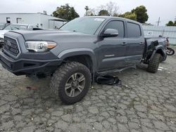 Salvage cars for sale from Copart Vallejo, CA: 2018 Toyota Tacoma Double Cab