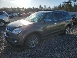 Salvage cars for sale at Windham, ME auction: 2013 Chevrolet Equinox LTZ