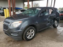 Salvage cars for sale from Copart Riverview, FL: 2017 Chevrolet Equinox LS