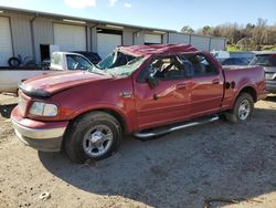Salvage cars for sale from Copart Grenada, MS: 2002 Ford F150 Supercrew