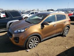 Salvage cars for sale at Brighton, CO auction: 2017 KIA Sportage EX