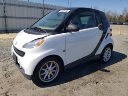 Smart salvage cars for sale: 2009 Smart Fortwo Pure