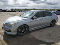 Honda Accord Sport Vehiculos salvage en venta: 2016 Honda Accord Sport