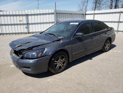 Honda salvage cars for sale: 2007 Honda Accord SE