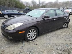 Salvage cars for sale from Copart Waldorf, MD: 2003 Lexus ES 300