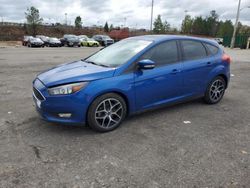 Ford Focus SEL Vehiculos salvage en venta: 2018 Ford Focus SEL