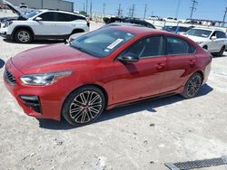 Salvage cars for sale from Copart Haslet, TX: 2021 KIA Forte GT