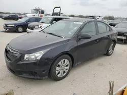 Salvage cars for sale at San Antonio, TX auction: 2014 Chevrolet Cruze LS