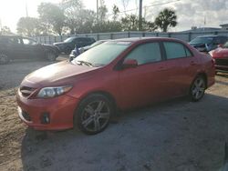 Salvage cars for sale from Copart Riverview, FL: 2013 Toyota Corolla Base