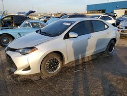Salvage cars for sale at Woodhaven, MI auction: 2018 Toyota Corolla L