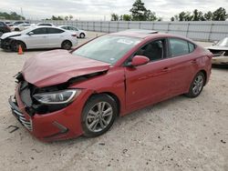 Hyundai salvage cars for sale: 2018 Hyundai Elantra SEL