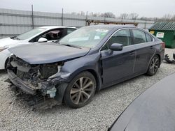 Salvage cars for sale from Copart Louisville, KY: 2016 Subaru Legacy 2.5I Limited