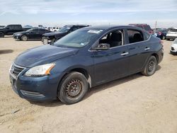 Salvage cars for sale from Copart Amarillo, TX: 2015 Nissan Sentra S