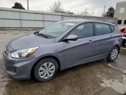 Salvage cars for sale at Littleton, CO auction: 2017 Hyundai Accent SE