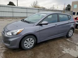 Hyundai Accent SE Vehiculos salvage en venta: 2017 Hyundai Accent SE