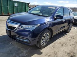 Acura salvage cars for sale: 2014 Acura MDX Technology