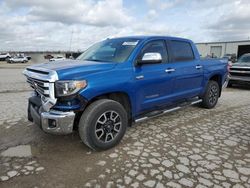 Salvage cars for sale from Copart Kansas City, KS: 2018 Toyota Tundra Crewmax Limited