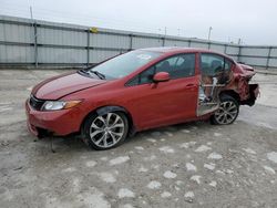 Salvage cars for sale from Copart Walton, KY: 2012 Honda Civic SI