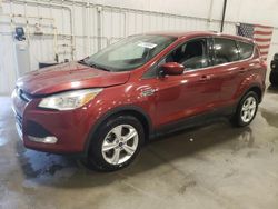 Salvage cars for sale from Copart Avon, MN: 2016 Ford Escape SE