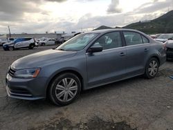 Salvage cars for sale at Colton, CA auction: 2017 Volkswagen Jetta S