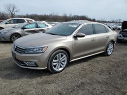 Vehiculos salvage en venta de Copart Des Moines, IA: 2017 Volkswagen Passat SEL Premium