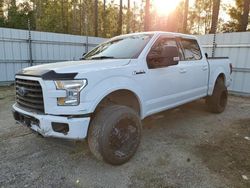 Salvage trucks for sale at Harleyville, SC auction: 2015 Ford F150 Supercrew