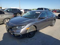 Salvage cars for sale at Grand Prairie, TX auction: 2020 Honda Civic LX