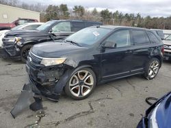 Salvage cars for sale at Exeter, RI auction: 2011 Ford Edge Sport