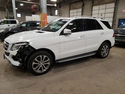 Salvage cars for sale at Blaine, MN auction: 2016 Mercedes-Benz GLE 350 4matic