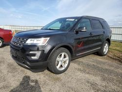 Ford Explorer salvage cars for sale: 2017 Ford Explorer XLT