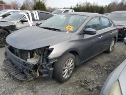 Salvage cars for sale from Copart Waldorf, MD: 2018 Nissan Sentra S