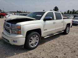 Vehiculos salvage en venta de Copart Houston, TX: 2014 Chevrolet Silverado C1500 High Country
