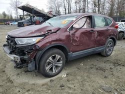 Salvage cars for sale from Copart Waldorf, MD: 2017 Honda CR-V LX