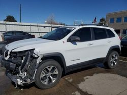 Salvage cars for sale at Littleton, CO auction: 2014 Jeep Cherokee Trailhawk