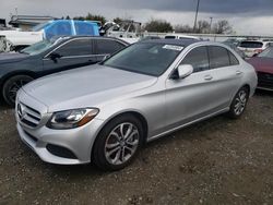 Salvage cars for sale at Sacramento, CA auction: 2016 Mercedes-Benz C300