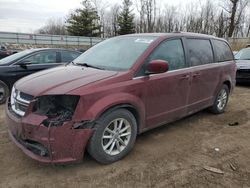 Salvage cars for sale from Copart Davison, MI: 2019 Dodge Grand Caravan SXT