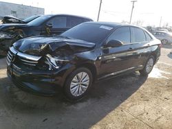 Salvage cars for sale at Chicago Heights, IL auction: 2019 Volkswagen Jetta S