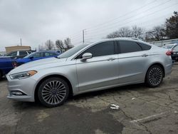 Salvage cars for sale at Moraine, OH auction: 2017 Ford Fusion Titanium