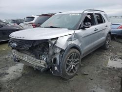 Salvage cars for sale from Copart Martinez, CA: 2018 Ford Explorer Sport