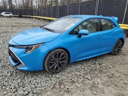 Toyota salvage cars for sale: 2022 Toyota Corolla XSE