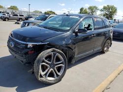 Salvage cars for sale from Copart Sacramento, CA: 2013 Ford Edge Sport